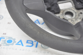 Руль голый VW Tiguan 11-17 рест, резина, черн, потерт