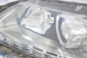 Фара передняя левая в сборе Lexus ES300h ES350 13-15 дорест ксенон + LED DRL, песок, под полировку