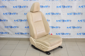 Пасажирське сидіння Lexus ES300h ES350 13-18 з airbag, електро, шкіра беж, під хімчистку