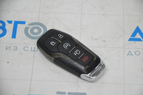 Ключ Lincoln MKZ 13-16 smart, 5 кнопок, потемнел хром