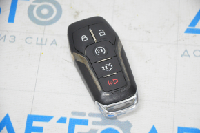 Ключ Lincoln MKZ 13-16 smart, 5 кнопок, потемнів, поліз хром