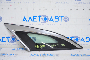 Форточка глухое стекло задняя правая Lincoln MKZ 13-20 хром, надорван уплотнитель