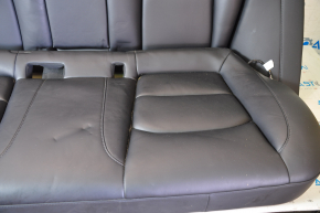 Задний ряд сидений 2 ряд Tesla Model 3 18- кожа черная, с подогревом, топляк, примята