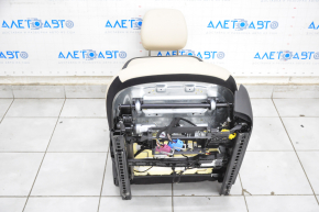 Водительское сидение Infiniti QX30 17- без airbag, электро, комбинированное кожа + тряпка беж, стрельнувшее , под химч