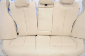 Задний ряд сидений 2 ряд BMW 3 F30 16-18 кожа беж, раздельная спинка, топляк, под чистку