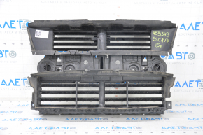 Жалюзі дефлектор радіатора у зборі Ford Escape MK3 17-19 рест 1.5T 2.0T 2.5 з моторчиком, надламане кріплення