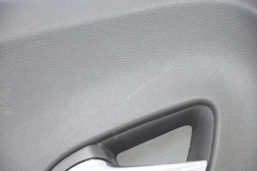 Обшивка дверей картка задня ліва Chevrolet Volt 11-15 чорний, підлокітник гума чорний, подряпини