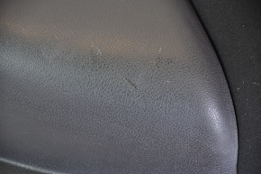 Обшивка дверей картка задня права Nissan Leaf 13-17 черн, підлокітник ганчірка, подряпини
