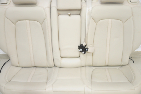 Задний ряд сидений 2 ряд Lincoln MKZ 13-16 подогрев, кожа беж, тычки и царапины на коже