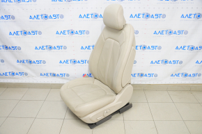 Водительское сидение Lincoln MKZ 13-16 с airbag, электро, подогрев, кожа беж, потерто