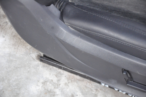 Пассажирское сидение Tesla Model S 16-20 рест, с airbag, кожа черн+тряпка, электро, царапины, под химч