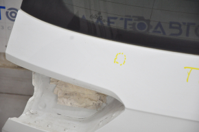 Дверь багажника голая со стеклом VW Tiguan 18- белый LC9A, тычки