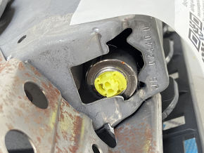 Подушка безпеки airbag колінна пасажирська прав Toyota Camry v70 18- темно-сіра, що стрільнула
