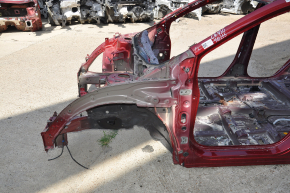 Чверть передня ліва Honda CRV 17-22червона на кузові