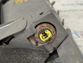 Подушка безпеки airbag колінна водійська лев Toyota Rav4 13-18 чорна, що стрільнула