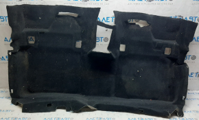 Покриття підлоги зад Toyota Avalon 13-18 чорний, порвані кріплення, надірваний, під хімчистку