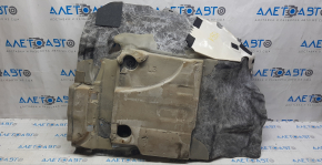 Покрытие пола лев Toyota Camry v55 15-17 usa бежевый, ржавчина на скобах, под химчистку