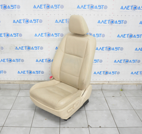 Сидіння водія Lexus ES300h ES350 13-18 з airbag, електро, шкіра беж, підігрів, вентиляція, потерто