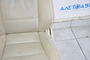 Водительское сидение Lexus ES300h ES350 13-18 с airbag, электро, кожа беж, подогрев, вентиляция, потерто