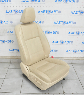 Пасажирське сидіння Lexus ES300h ES350 13-18 з airbag, електро, шкіра беж, підігрів, вентиляція, потерто