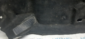 Покрытие пола лев Chevrolet Volt 11-15 черный, потерт, под химчистку