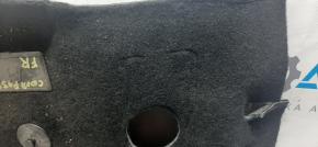 Покриття підлоги переднє прав Jeep Compass 17- чорний, потертості, під хімчистку