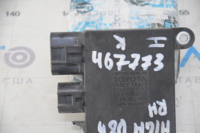 Компьютер вентиляторов охлаждения правый Toyota Highlander 08-13 hybrid, сломано крепление