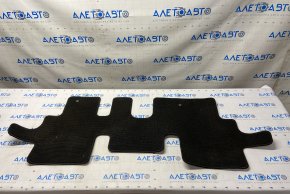 Комплект ковриков салона Nissan Pathfinder 13-20 тряпка черный, под химчистку