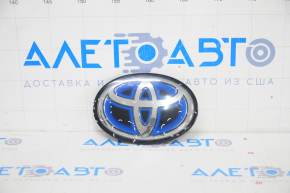 Эмблема решетки радиатора Toyota Prius 50 16- под радар, сломаны крепления, песок, тычки