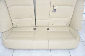 Задний ряд сидений 2 ряд BMW X3 F25 11-17 кожа бежевая, под чистку, надорвана