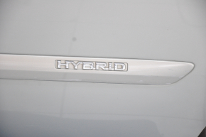 Дверь в сборе задняя левая Lexus RX400h 04-09 hybrid, золотистый 6T1, молдинги хром в черной пленке, облез лак на накладке