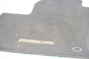 Комплект ковриков салона Toyota Prius 50 16- тряпка черный, под чистку