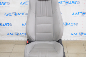 Водійське сидіння Honda Accord 18-22 з airbag, електро, з пам’яттю, шкіра, сіре, топляк, електрика працює