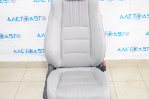 Пассажирское сидение Honda Accord 18-22 с airbag, электро, кожа, серое, топляк, электрика работает