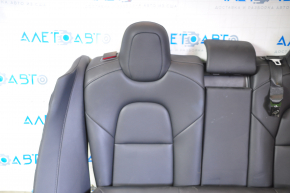 Задній ряд сидінь 2 ряд Tesla Model 3 18 - чорна шкіра, з підігрівом
