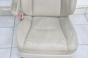 Водійське сидіння Lexus RX300 RX330 RX350 RX400h 04-09 з airbag, шкіра беж, електро, підігрів, тріщини на шкірі