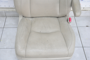 Пассажирское сидение Lexus RX300 RX330 RX350 RX400h 04-09 с airbag, кожа беж, электро, подогрев, трещины на коже
