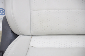 Пасажирське сидіння VW Tiguan 18- з airbag, механічне, шкіра, сіре, подряпини