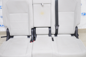 Задний ряд сидений 2 ряд VW Tiguan 18- кожа, серый, под химчистку