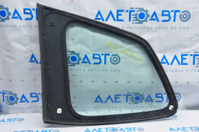 Форточка глухое стекло задняя правая Subaru Forester 14-18 SJ молдинг мат, стекло зеленый оттенок, отклеен уплотнитель