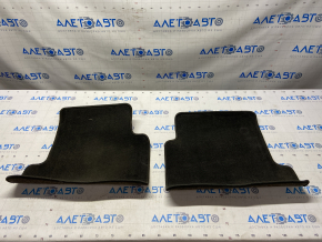 Комплект килимків салону Ford Escape MK3 13-19 ганчірка чорний, тип 2, під хімчистку