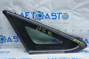 Форточка глухое стекло задняя левая Hyundai Sonata 15-19 бензин, царапины на хроме