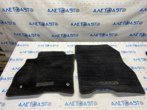Комплект ковриков Nissan Leaf 13-17 тряпка черный, под химчистку