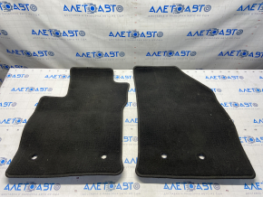 Комплект килимків салону Chevrolet Volt 16- ганчірка чорний, відсутні пластикові кріплення