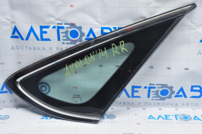Форточка глухое стекло задняя правая Toyota Avalon 13-18 царапины на хроме