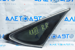 Форточка глухое стекло задняя правая Lexus RX350 RX450h 10-15 хром, царапины на хроме