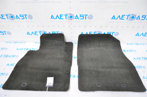 Комплект килимків Chevrolet Volt 11-15 ганчірка чорний, пропалений