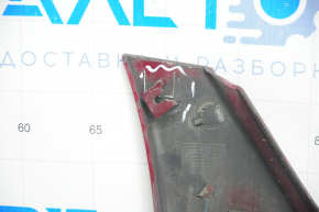 Порог левый Chevrolet Volt 16- черный с красным, сломано крепление