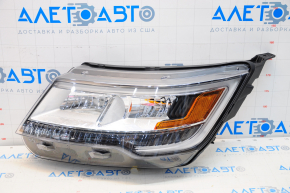 Фара передняя левая голая Ford Explorer 16-19 галоген LED светлая новый TYC Тайвань