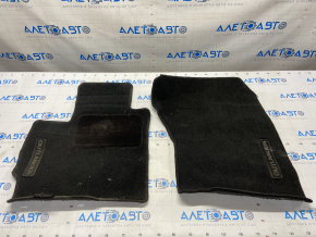 Комплект килимків салону Mitsubishi Outlander 14-21 чорний ганчірка, під хімчистку